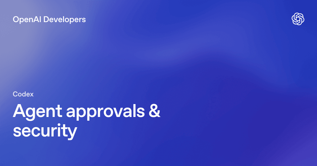 تنظیم رسمی approval و security در Codex