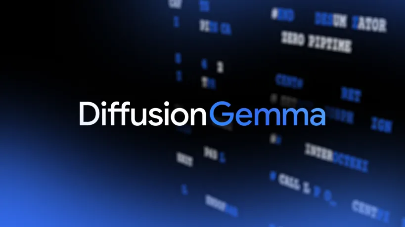 رسانه رسمی شرکت برای DiffusionGemma از مطالب دستاول انتشار ۱۰ ژوئن.